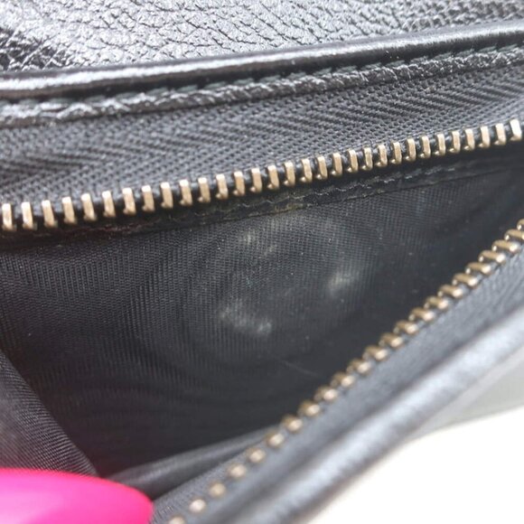 Gucci Torchon GG Marmont Card Case Wallet Black Diagonal Matelasse Leather - Picture 14 of 14